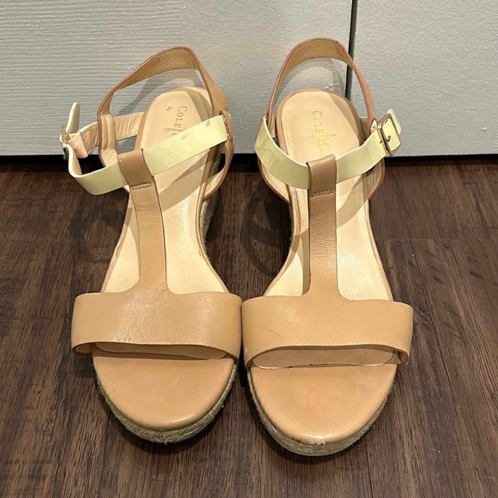 Cole Haan Nike Air Nude Wedges, Size 7.5